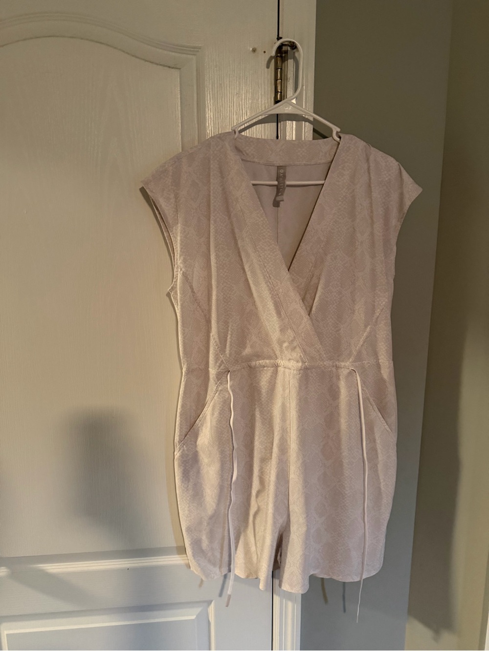 Light Pink Wrap-Style Women’s romper